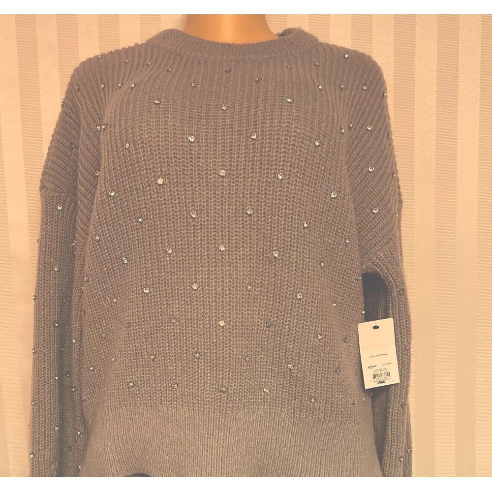 Nine West Sweater Womens L Gray Pulliver - Picture 2 of 6